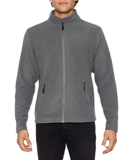  HAMMER UNISEX MICRO-FLEECE JACKET - Gildan Charcoal