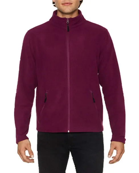  HAMMER UNISEX MICRO-FLEECE JACKET - Gildan Maroon