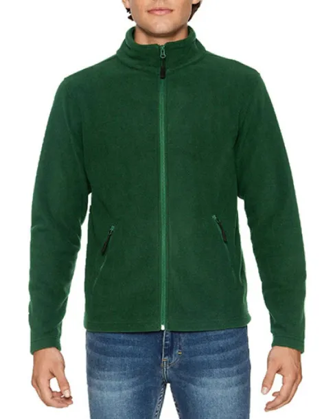  HAMMER UNISEX MICRO-FLEECE JACKET - Gildan Forest Green