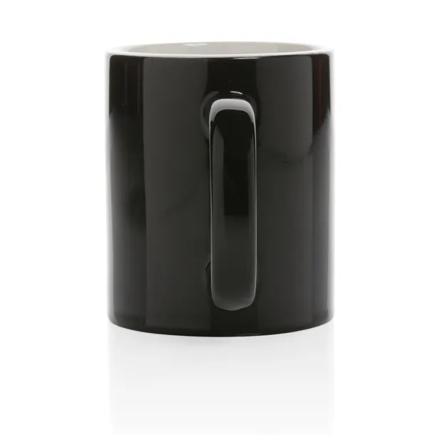  Klasična keramička šalica, 350 ml - XD Collection Crna