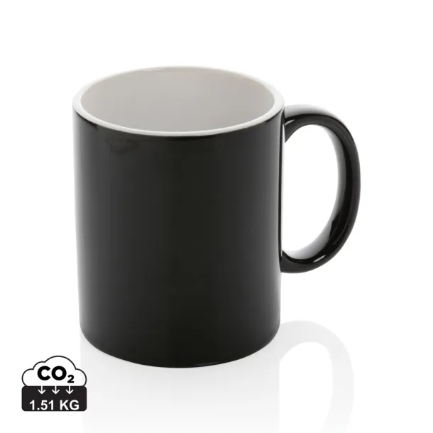  Ceramic classic mug - XD Collection Black 