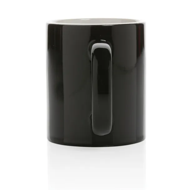  Klasična keramička šalica, 350 ml - XD Collection Crna
