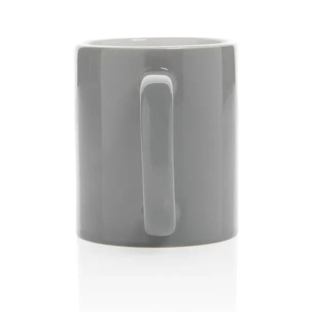  Klasična keramička šalica, 350 ml - XD Collection Siva
