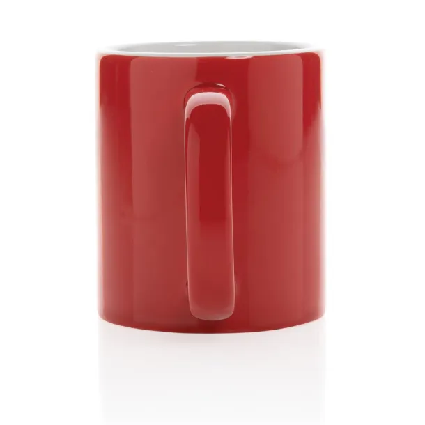  Klasična keramička šalica, 350 ml - XD Collection Crvena