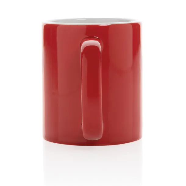  Klasična keramička šalica, 350 ml - XD Collection Crvena