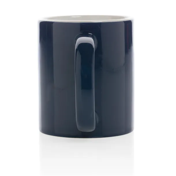  Klasična keramička šalica, 350 ml - XD Collection Mornarsko plava