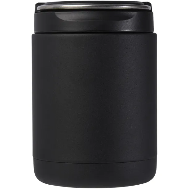 Doveron 500 ml recycled stainless steel insulated lunch pot - Seasons Solid black