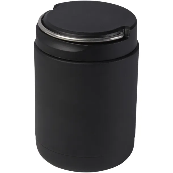 Doveron 500 ml recycled stainless steel insulated lunch pot - Seasons Crna