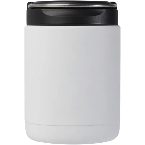 Doveron 500 ml recycled stainless steel insulated lunch pot - Seasons White