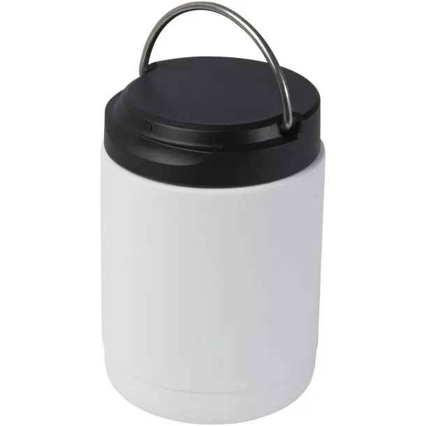 Doveron 500 ml recycled stainless steel insulated lunch pot - Seasons White