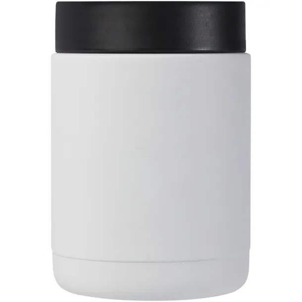 Doveron 500 ml recycled stainless steel insulated lunch pot - Seasons White