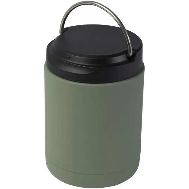 Doveron 500 ml recycled stainless steel insulated lunch pot - Seasons Heather green