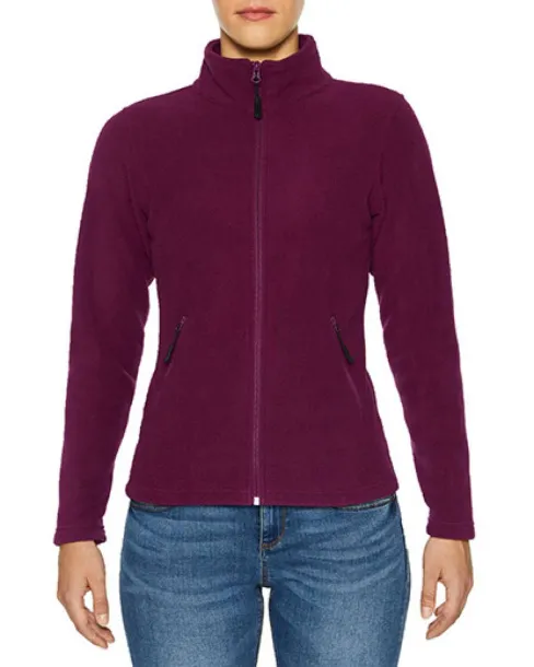  HAMMER LADIES MICRO-FLEECE JACKET - Gildan Maroon