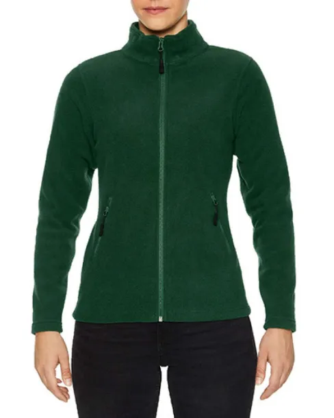  HAMMER LADIES MICRO-FLEECE JACKET - Gildan Forest Green