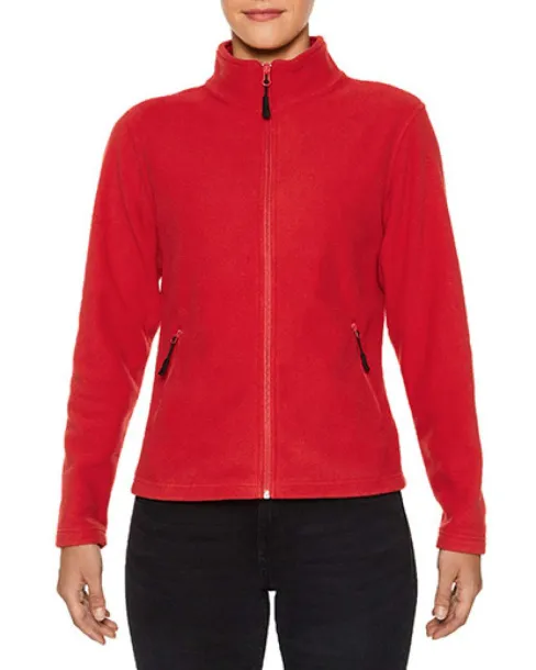  HAMMER LADIES MICRO-FLEECE JACKET - Gildan Red