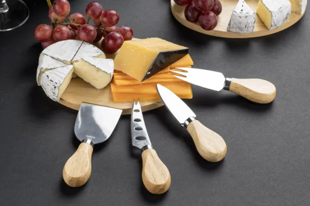 PECORINO Cheese knife set Beige