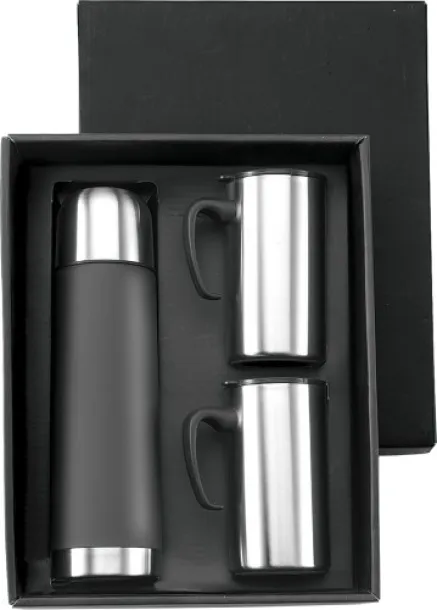  LUCA Stainless steel double walled flask black