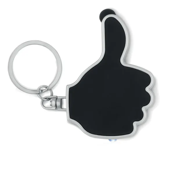 GIOIA Thumbs up led light w/keyring Black