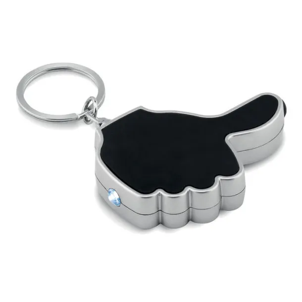 GIOIA Thumbs up led light w/keyring Black