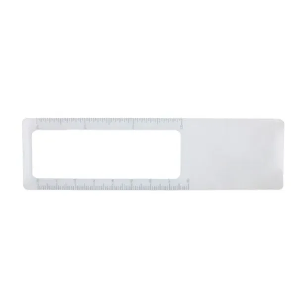  Bookmark, ruler, magnifying glass white