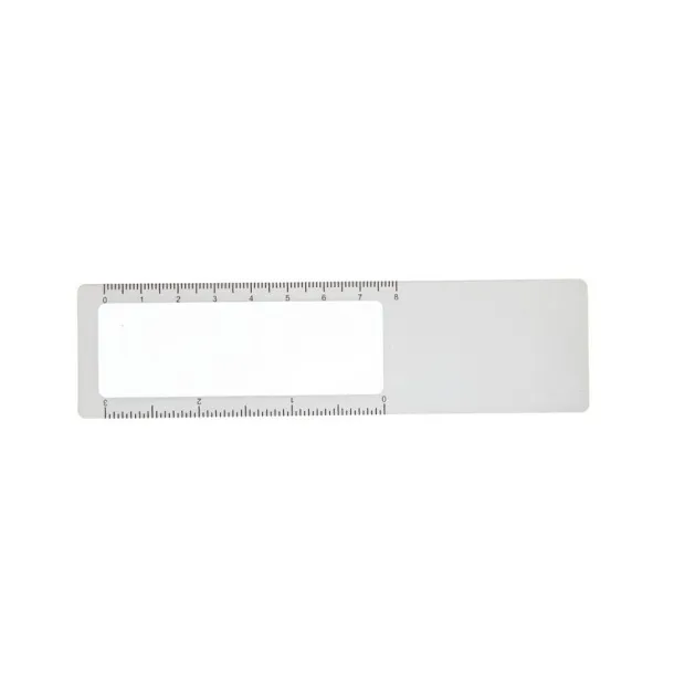  Bookmark, ruler, magnifying glass white