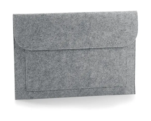  Felt Laptop/Document Slip - Bagbase Grey Melange