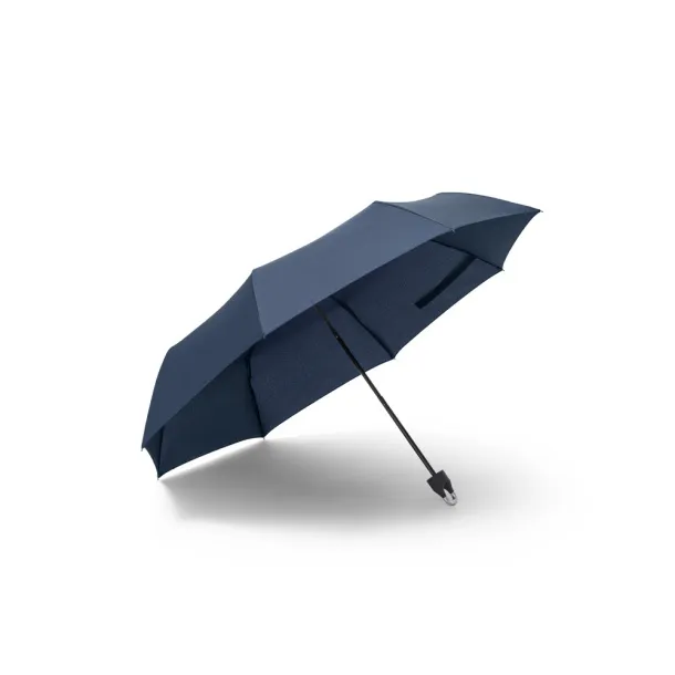 AARON 21" folding umbrella in 190T pongee Blue