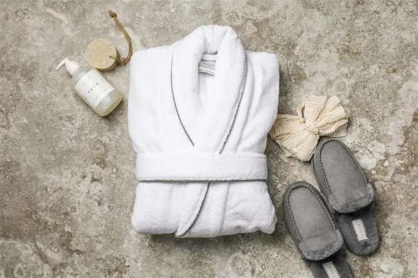  VINGA Harper bathrobe L/XL - Vinga White 
