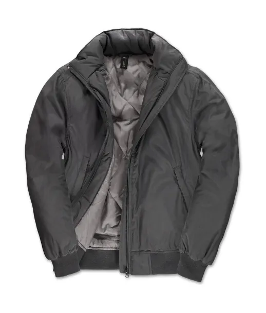  Crew Bomber ženska jakna - B&C Tamno siva Warm Grey