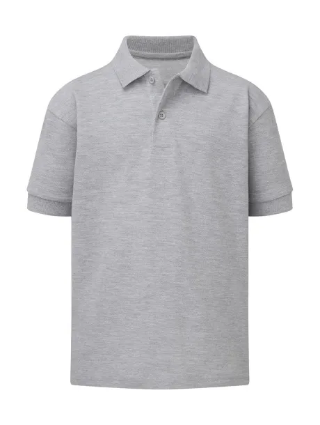  Kids' Cotton Polo - SG Light Oxford