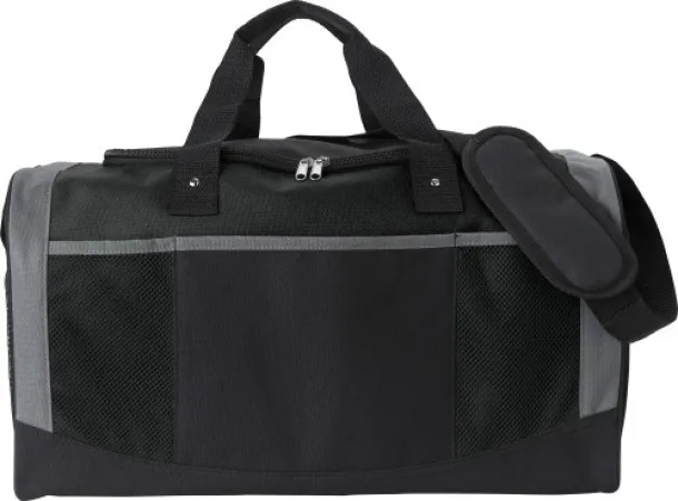 Wyatt Polyester (600D) duffle bag Crna