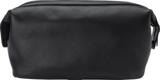 Flynn Leather toiletry bag Crna