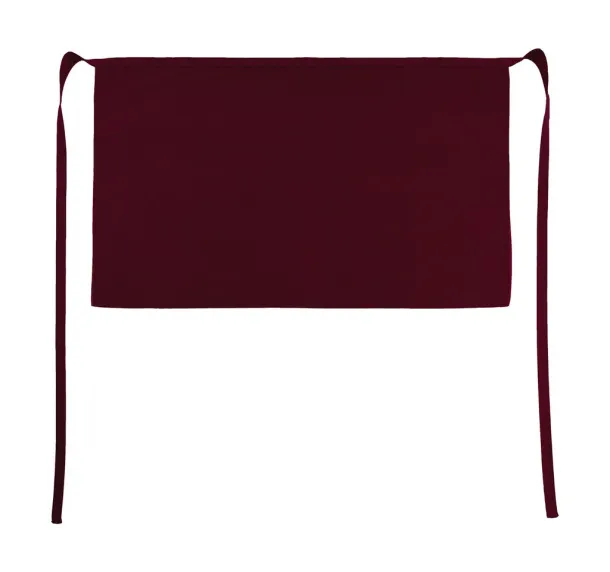  Brussels Short Bistro Apron - SG Accessories - BISTRO (Ex JASSZ Bistro) Burgundy