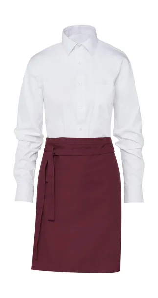  Brussels Short Bistro Apron - SG Accessories - BISTRO Burgundy