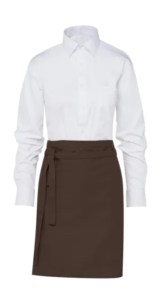  Brussels Short Bistro Apron - Jassz Bistro Brown