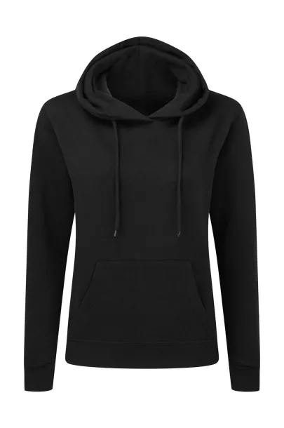  Ladies' Hooded Sweatshirt - SG Dark Black