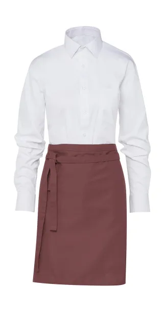  Brussels Short Bistro Apron - Jassz Bistro Terracotta