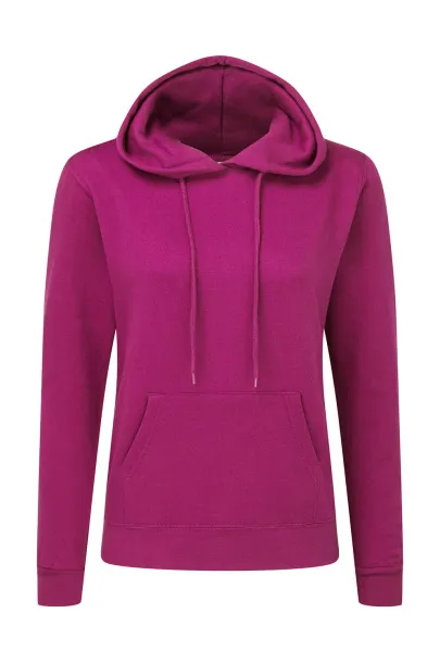  Ladies Hooded Sweatshirt, 280 g/m² - SG Dark Pink
