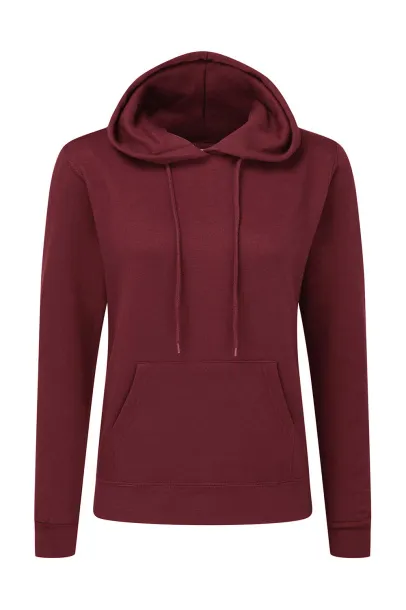 Ladies Hooded Sweatshirt, 280 g/m² - SG burgundac
