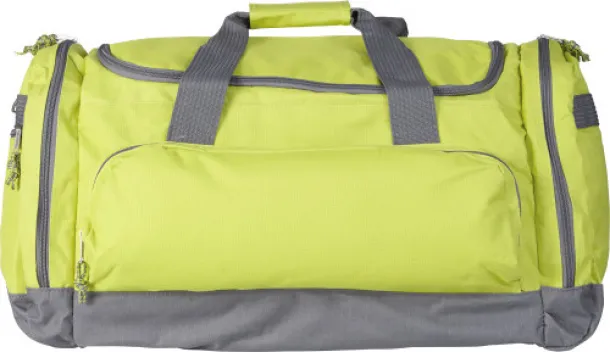  LORENZO Polyester (600D) sports bag lime