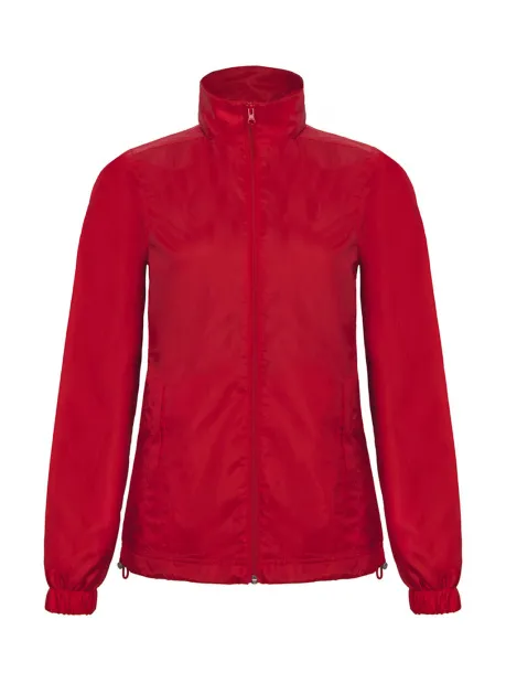  ID.601/women Midseason Windbreaker - B&C Outerwear Crvena