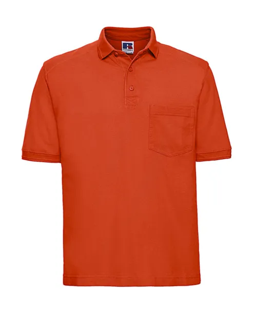  Muška radna polo majica, 215 g/m² - Russell  Narančasta