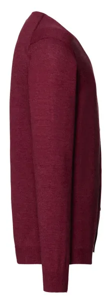  Muški pleteni pulover s V-izrezom i gumbima, 275 g/m² - Russell Collection