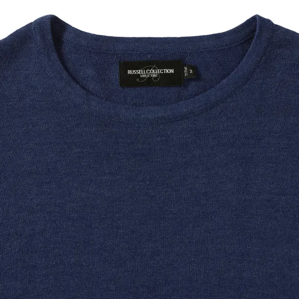  Muški pleteni pulover s okruglim izrezom, 275 g/m² - Russell Collection