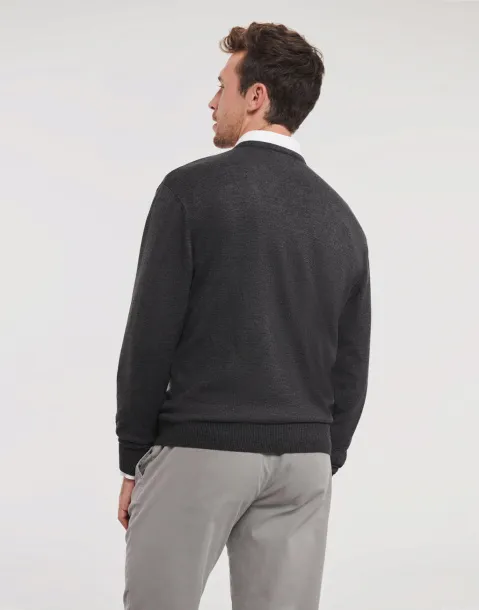  Muški pleteni pulover s okruglim izrezom, 275 g/m² - Russell Collection