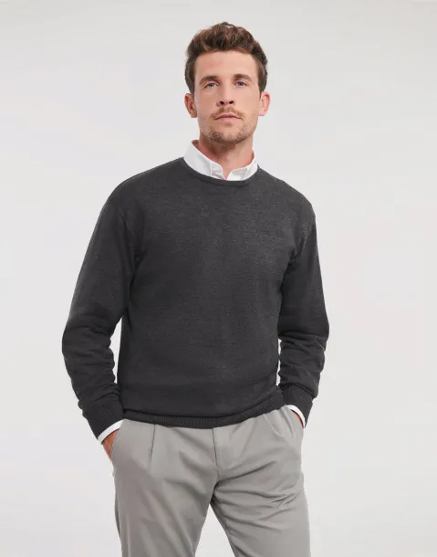  Men's Crew Neck Knitted Pullover - Russell Collection