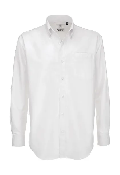  Oxford LSL/men Shirt - B&C Bijela