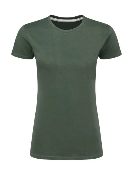  Ladies' Perfect Print Tagless Tee - SG Signature Thyme