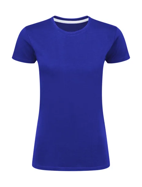  Ladies' Perfect Print Tagless Tee - SG Signature Royal blue