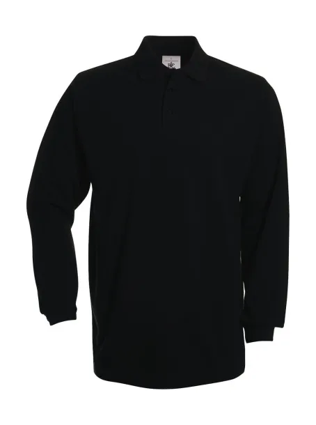  Heavymill LSL Polo - B&C Black